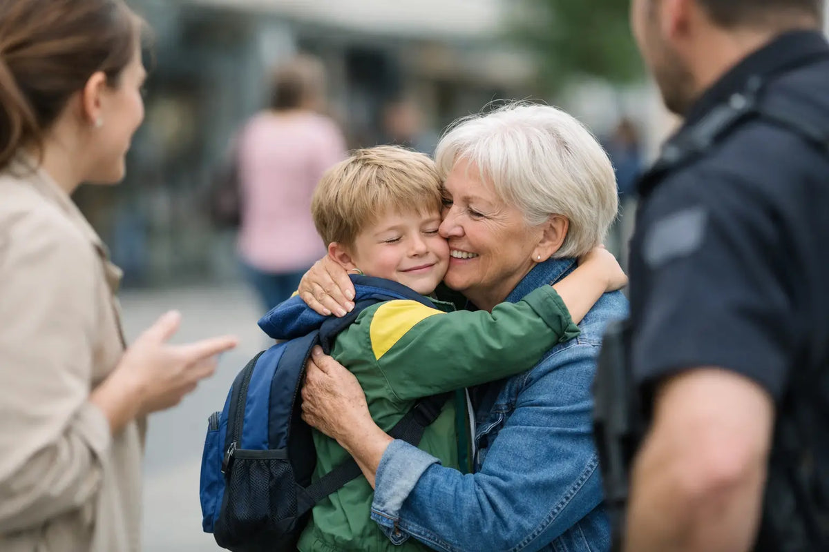 Verdwaald kind rustig terugvinden: 7 stappen
