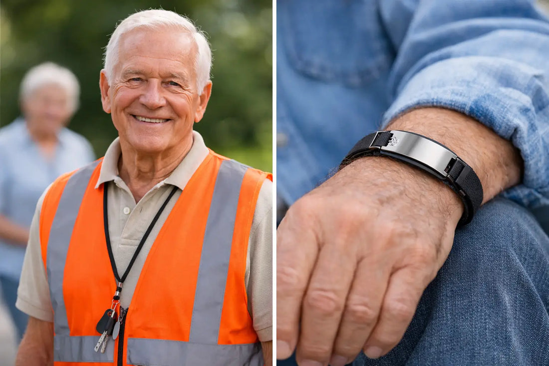 Identificatiekleding of medische armband voor senior?