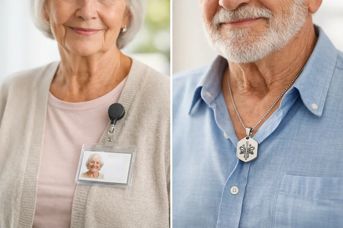 Senioren badge versus medische ketting: wat kiest u?