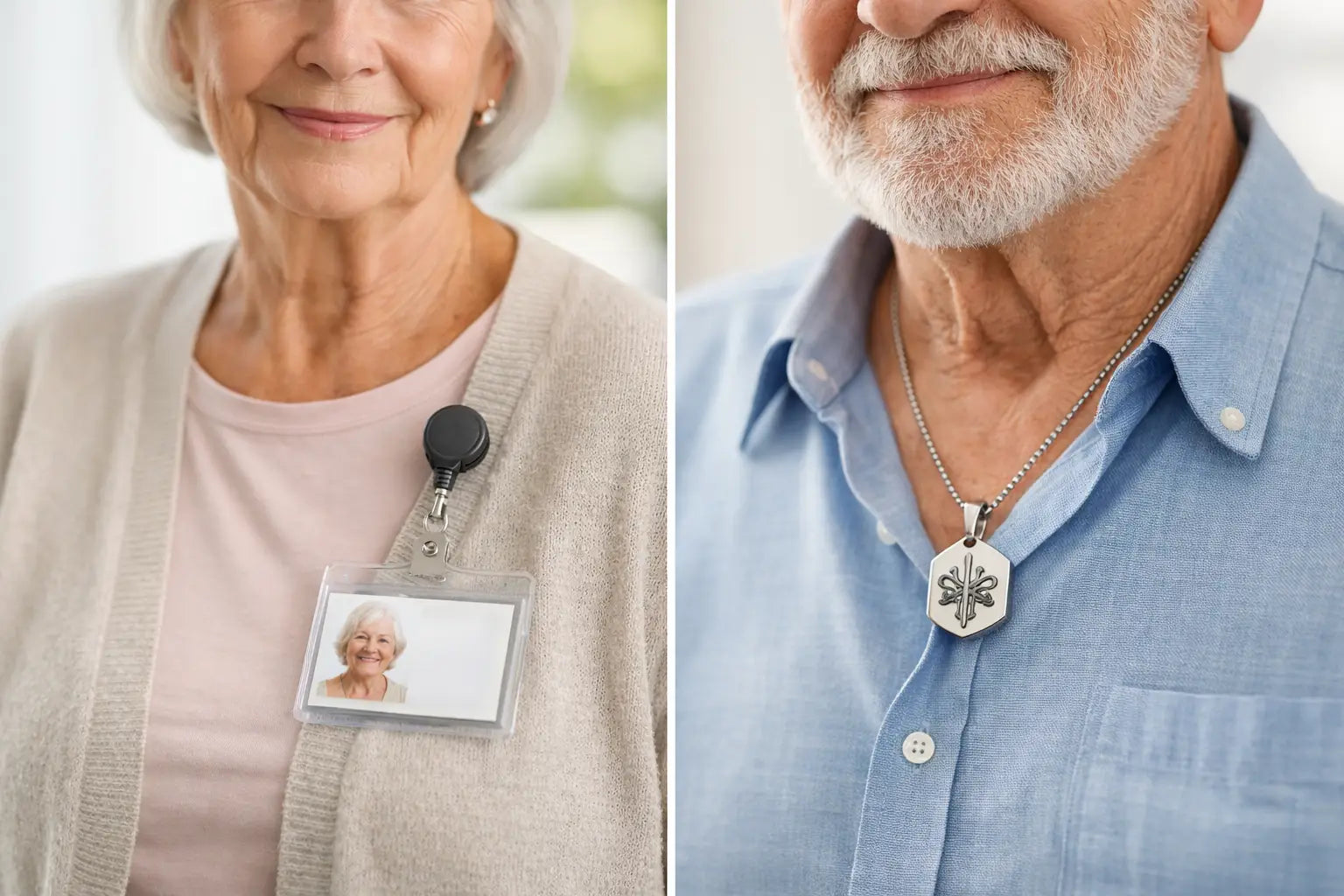 Senioren badge versus medische ketting: wat kiest u?