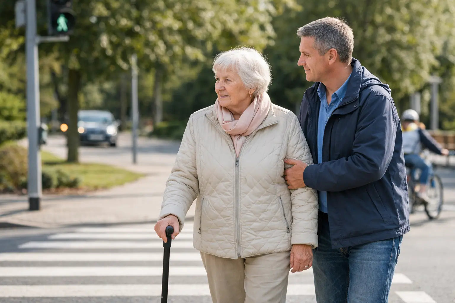 Gids voor senior veiligheid buitenshuis