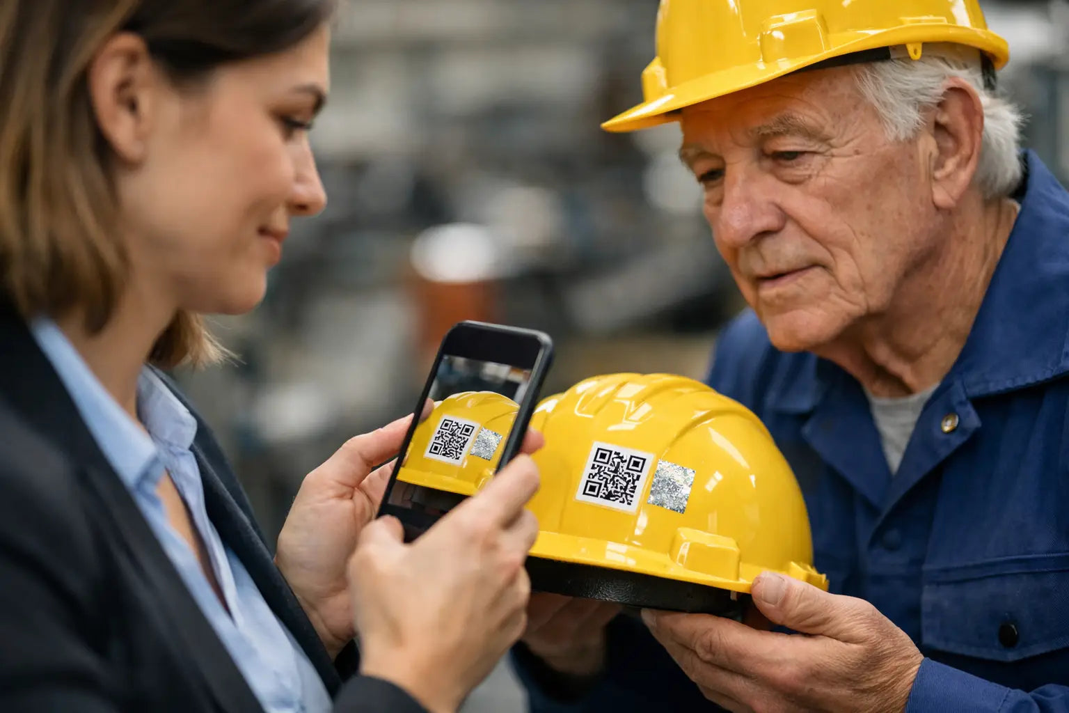 Hoe werkt een QR veiligheidslabel precies?
