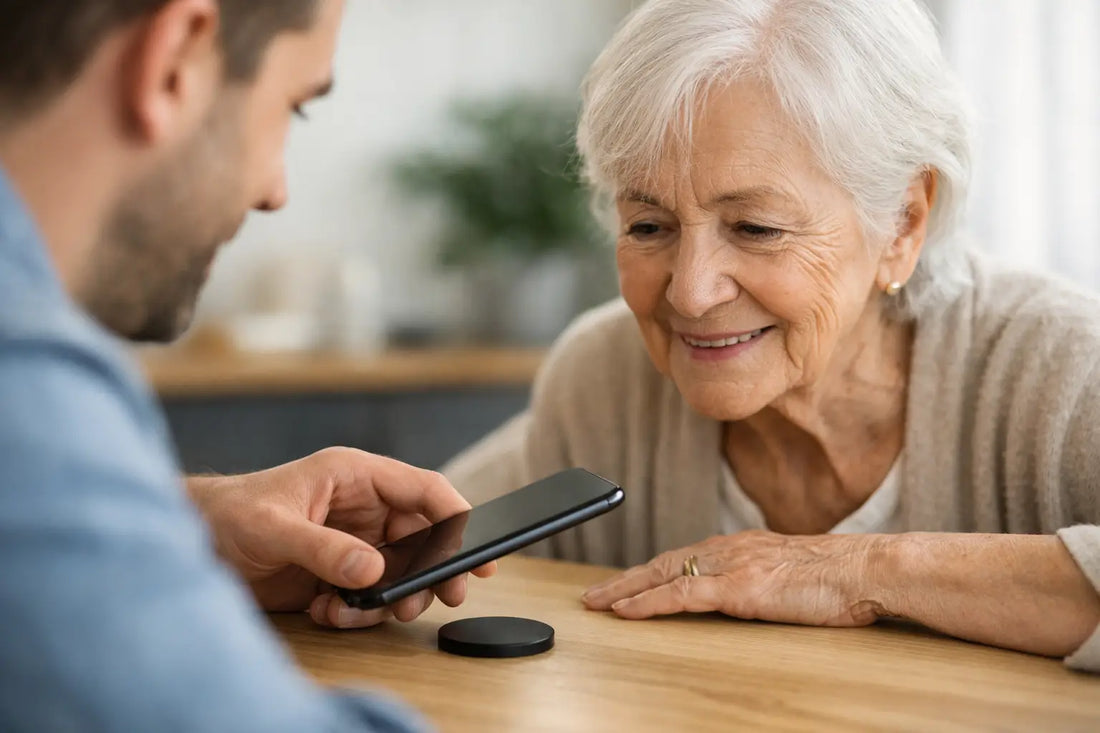 Hoe stel je een NFC-tag voor senioren in?