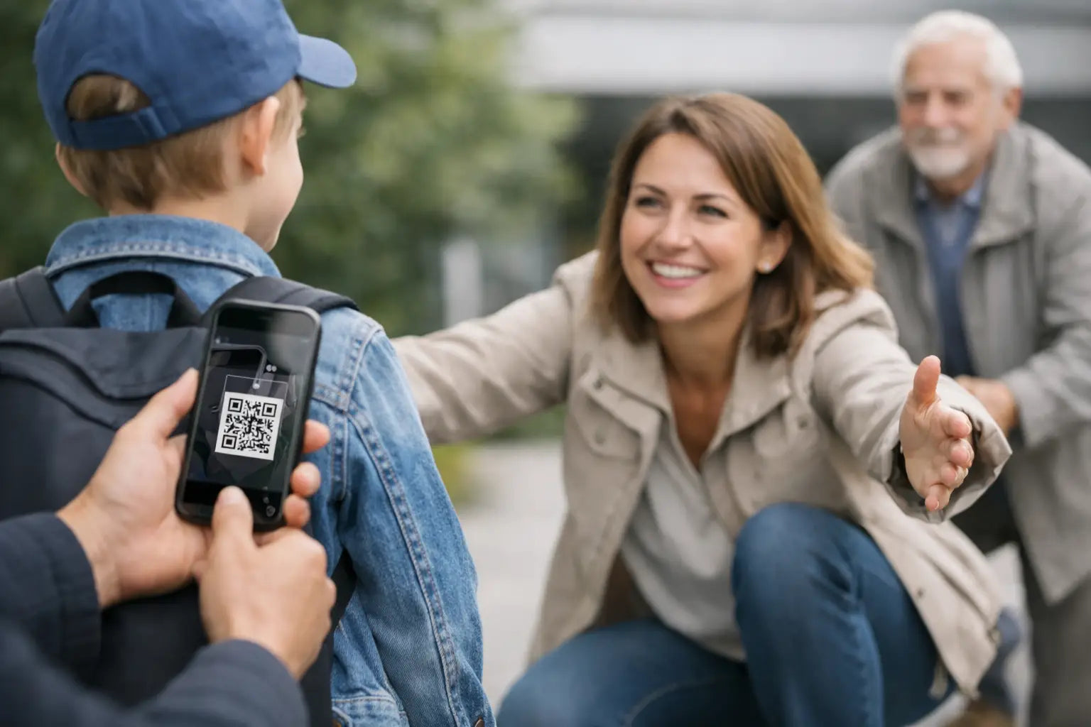 QR identificatie voor snelle hereniging