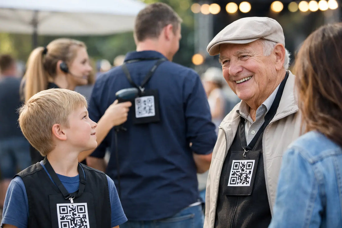 Case: evenement met QR-identificatiekleding