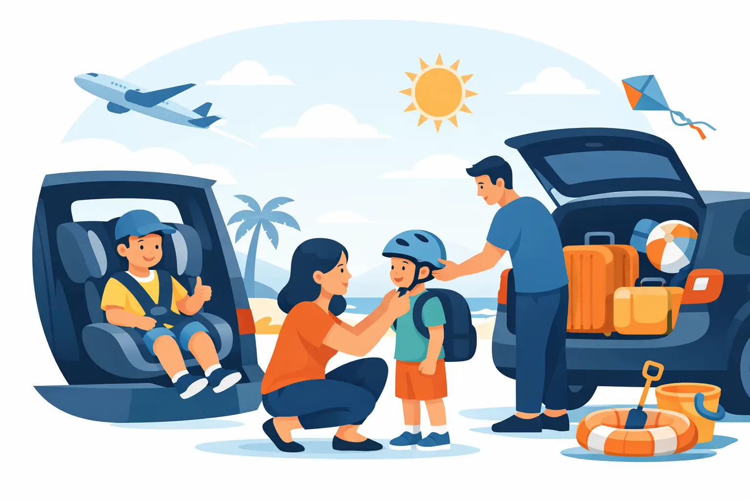 Kind veilig op vakantie? Zo pak je het aan