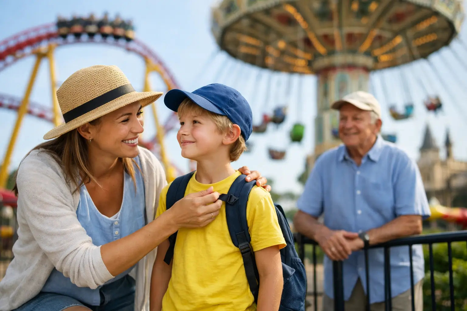 Gids voor kindveiligheid in pretpark