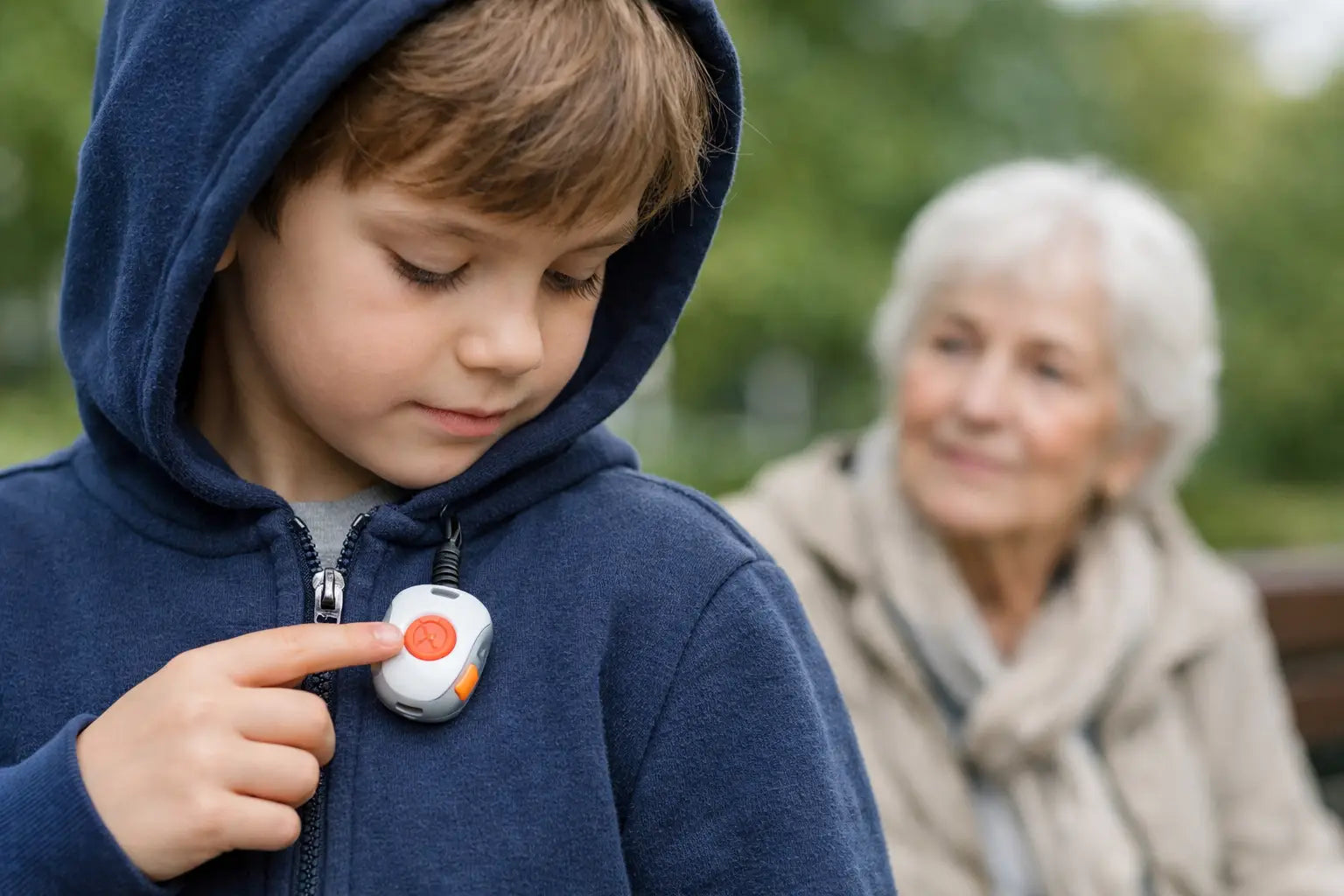 Kinder hoodie met noodcontact: slim of nodig?