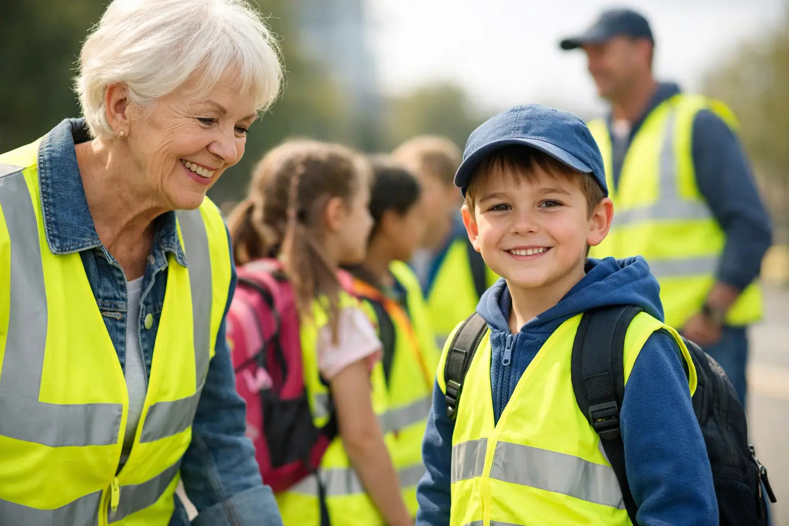 Veiligheidskleding voor schoolreis gebruiken?