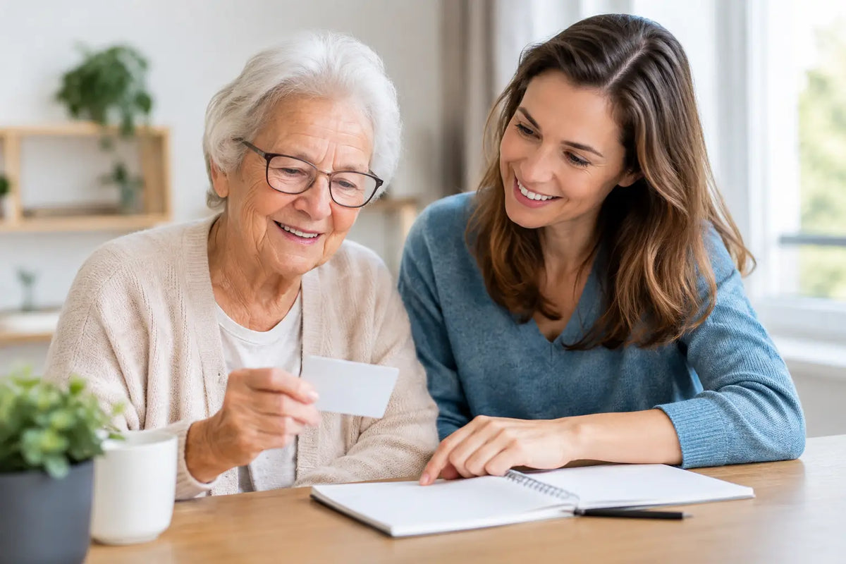 Contactkaart voor senior voorbereiden in 7 stappen