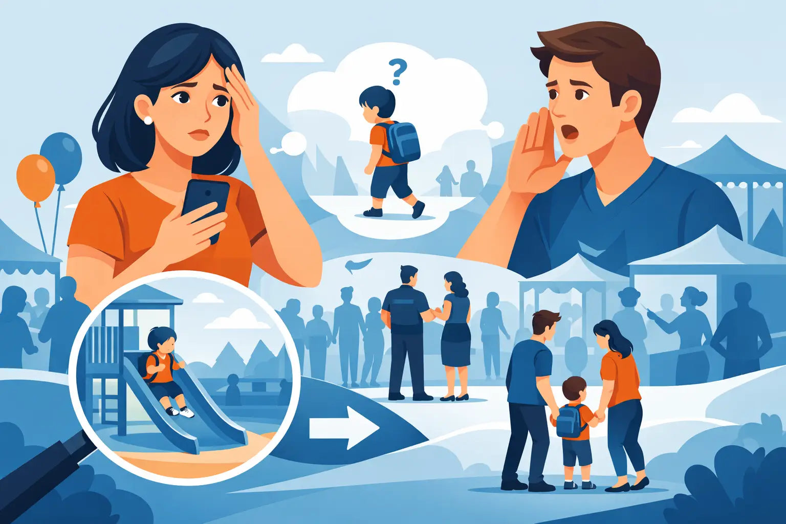 Kind kwijt op evenement? Handel snel en slim