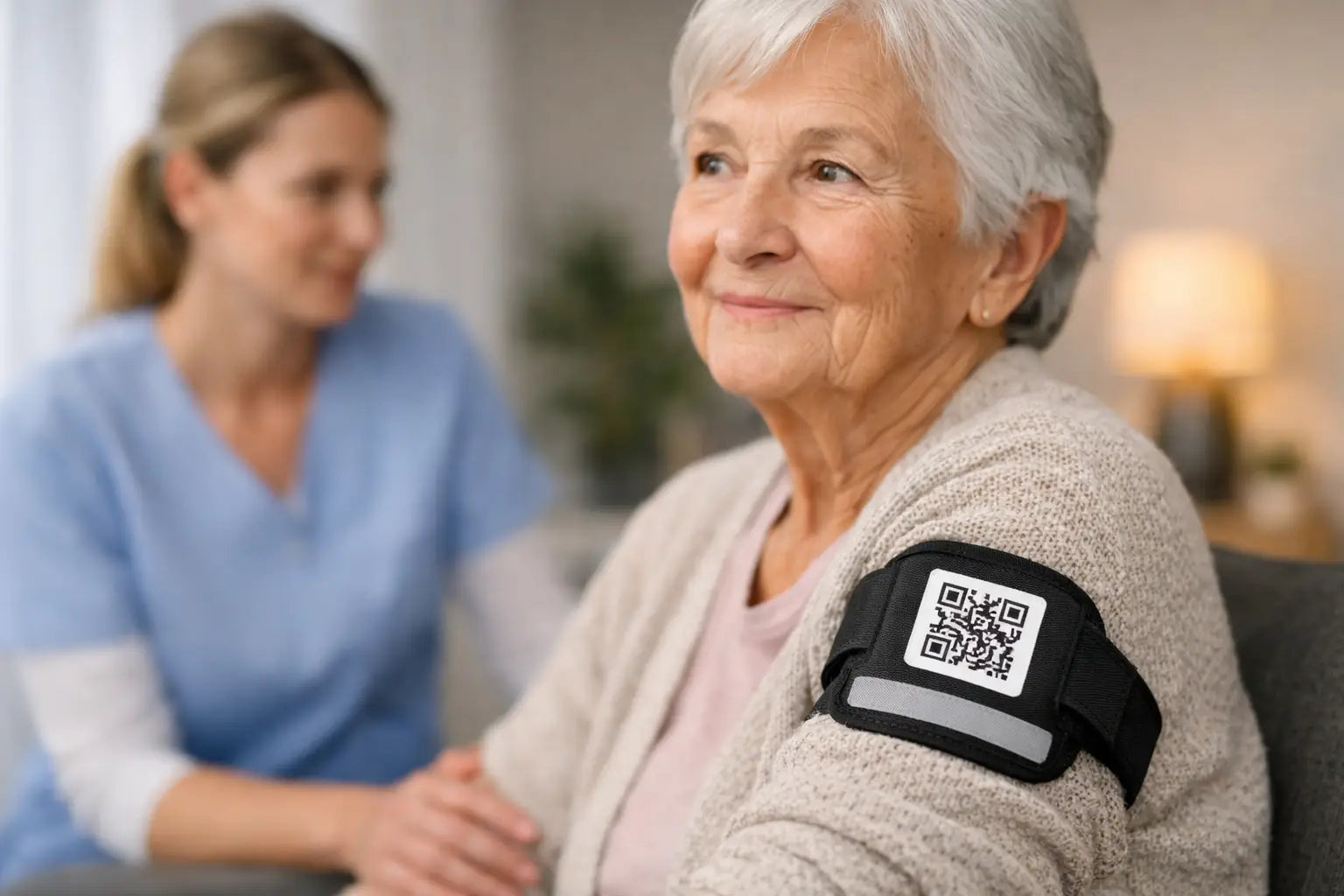 Senior armband met QR code: slim of nodig?