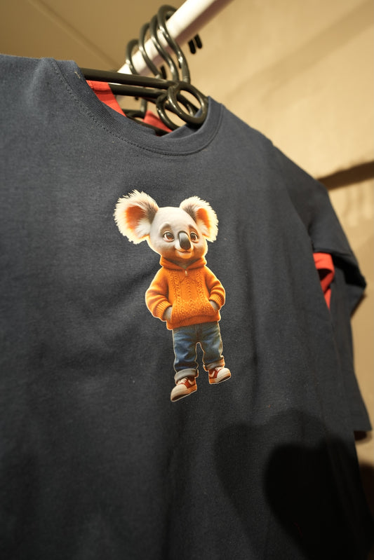 T-shirt stoere koala (lange mouw)