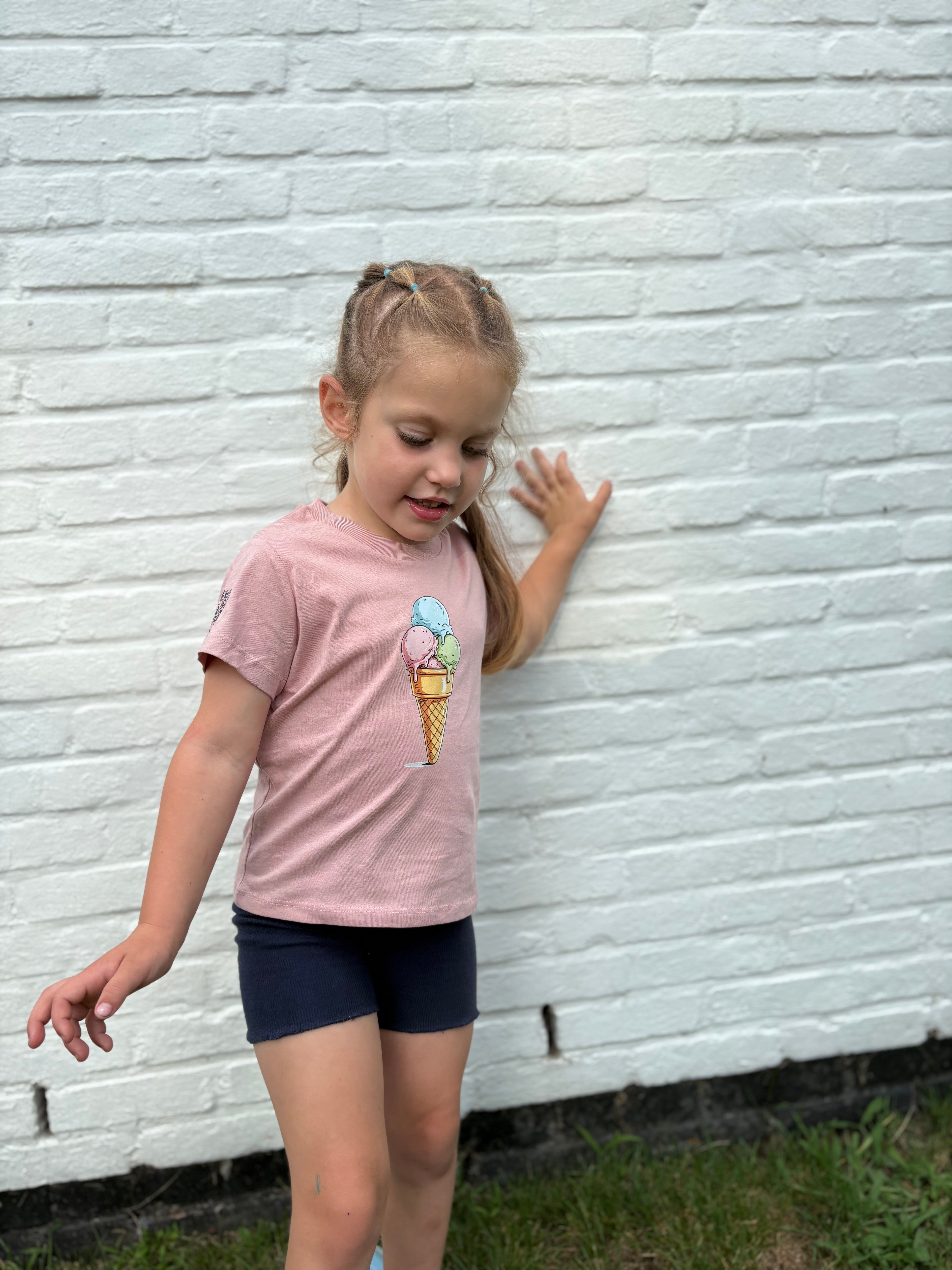 Kindvriendelijk ijsje QR shirt B-found veiligheid accessoires
