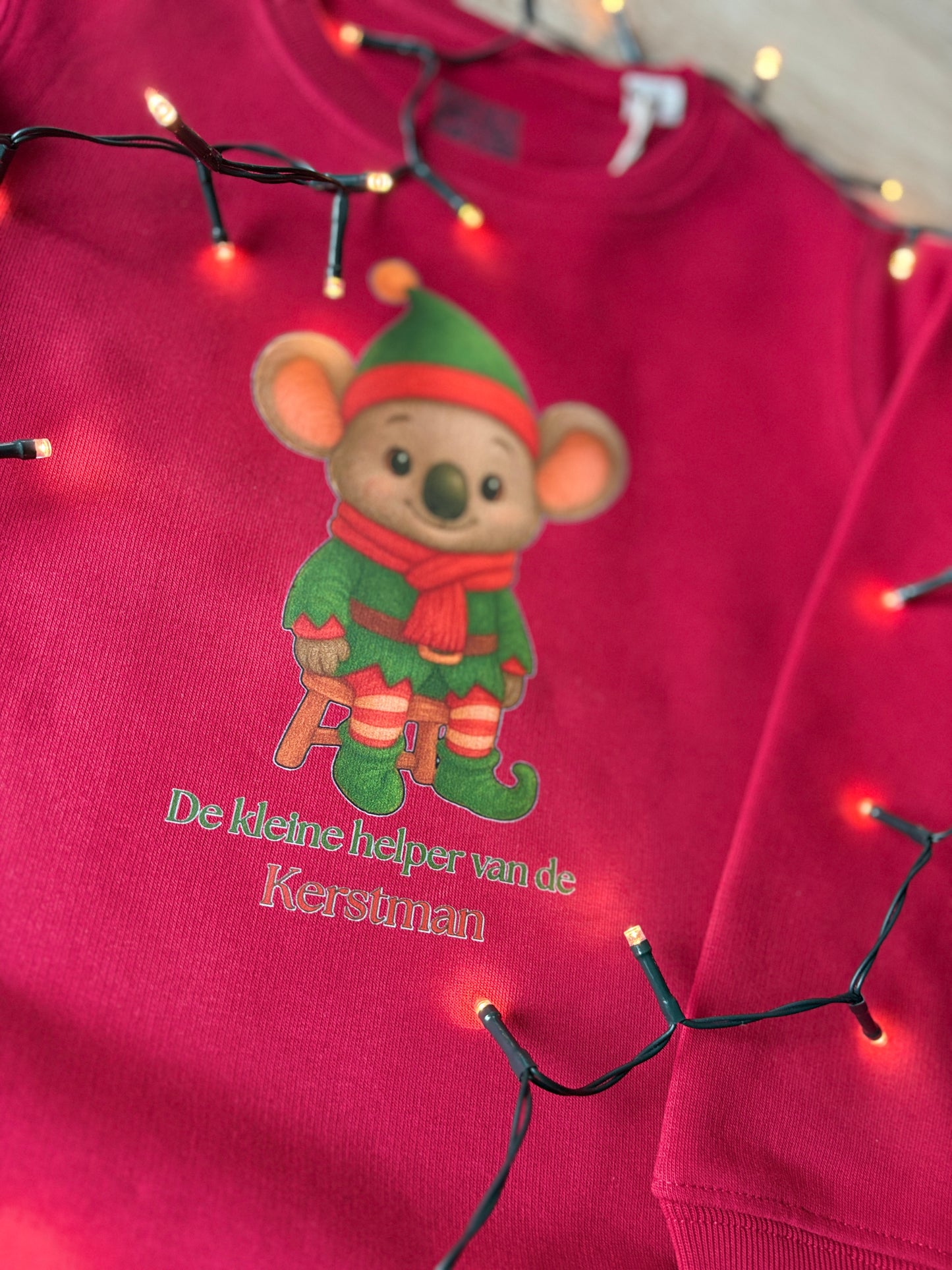 B-found kerstsweater- De kleine helper van de Kerstman