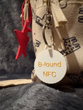 B-found NFC hangtag sleutelhanger voor kinderen en senioren veiligheid