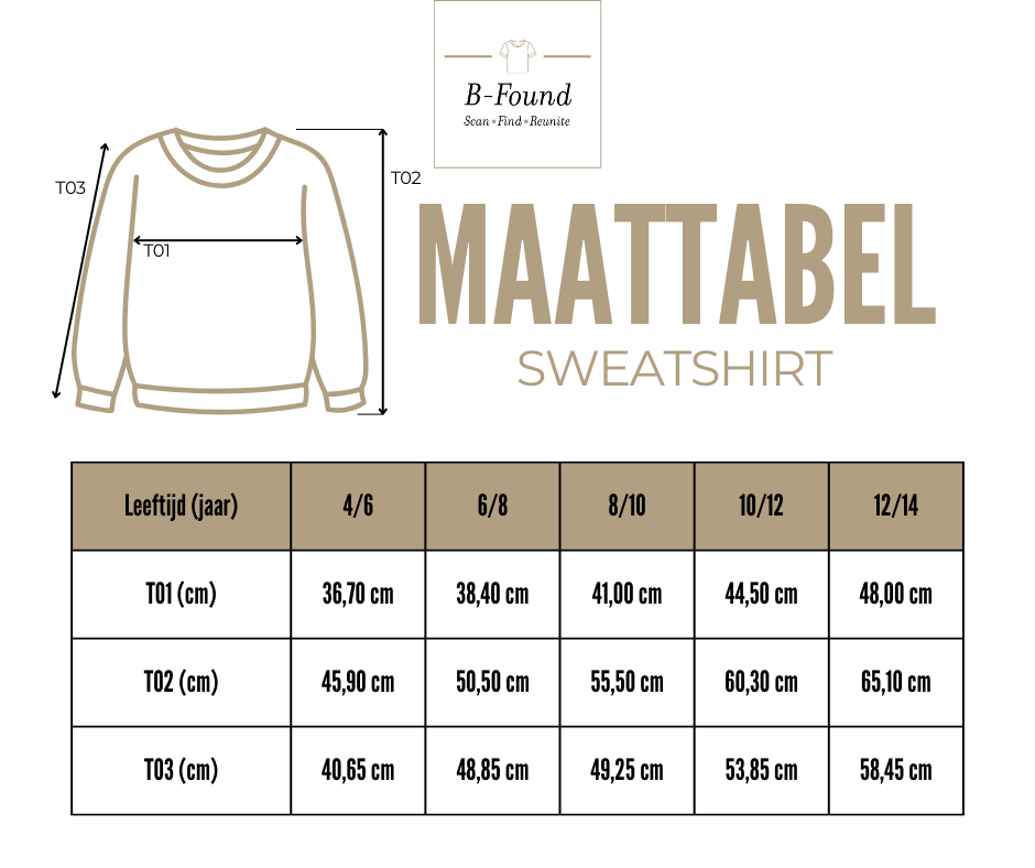 Sweatshirt 4 seizoenen 'herfst'