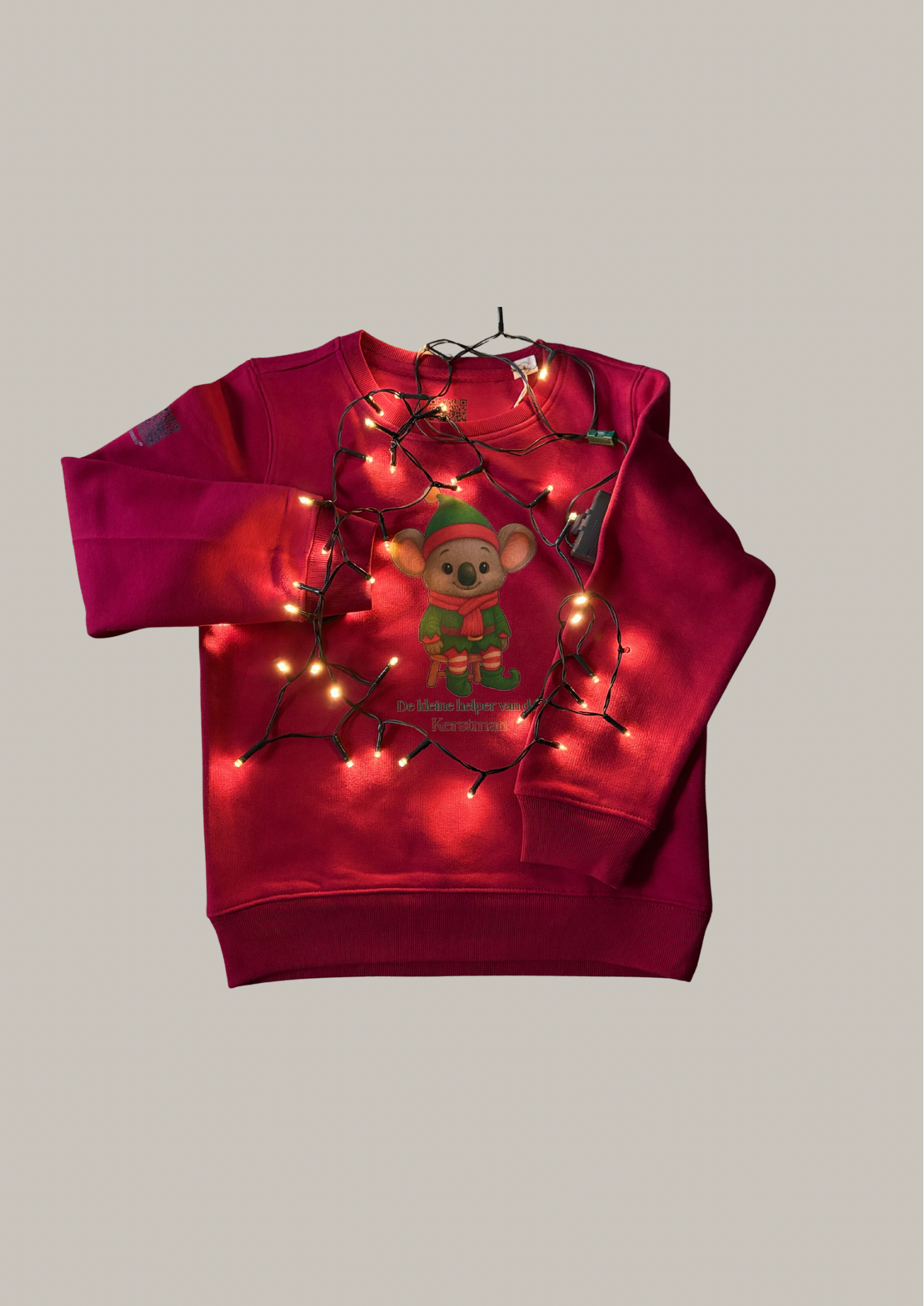 B-found kerstsweater- De kleine helper van de Kerstman